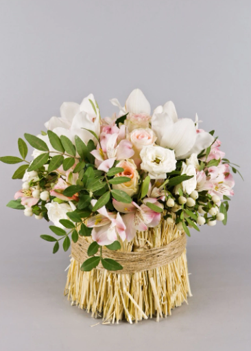 Autumn Harvest Orchid Arrangement - Image 2
